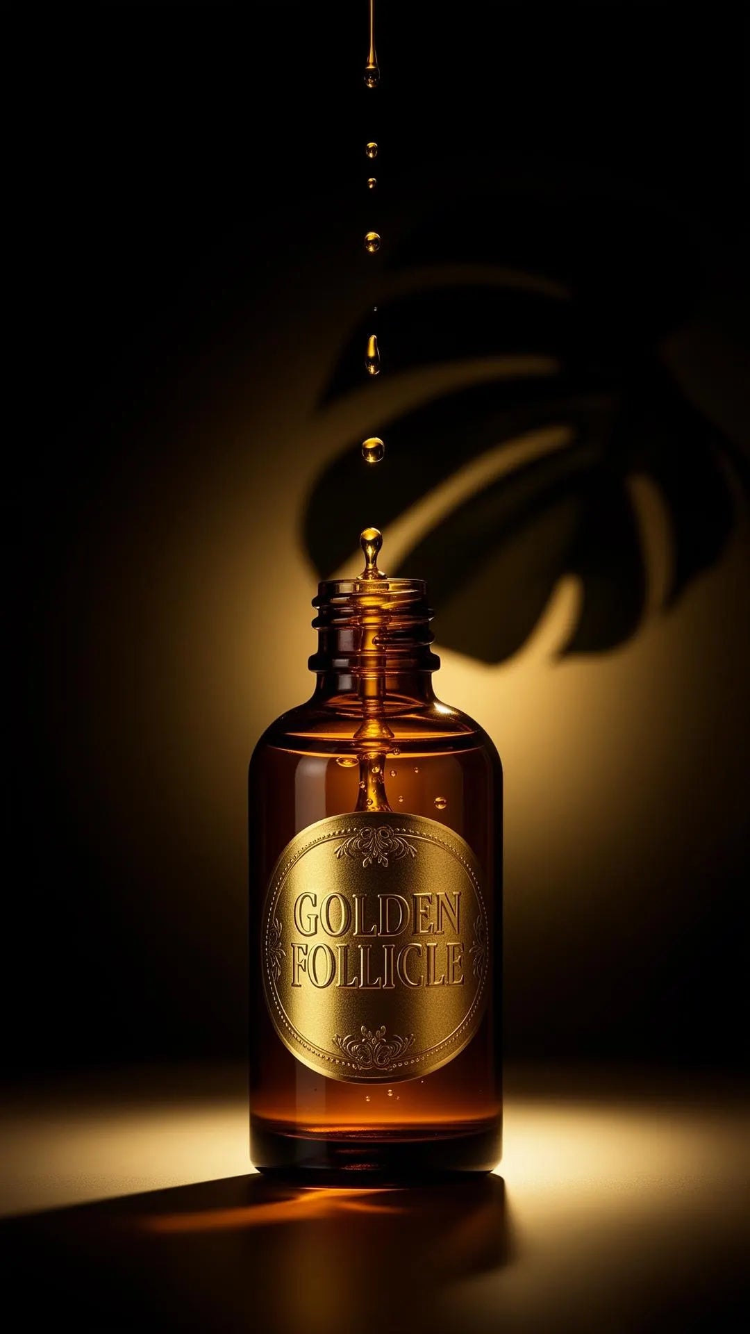 Gold Follicle Beard Oil bottle